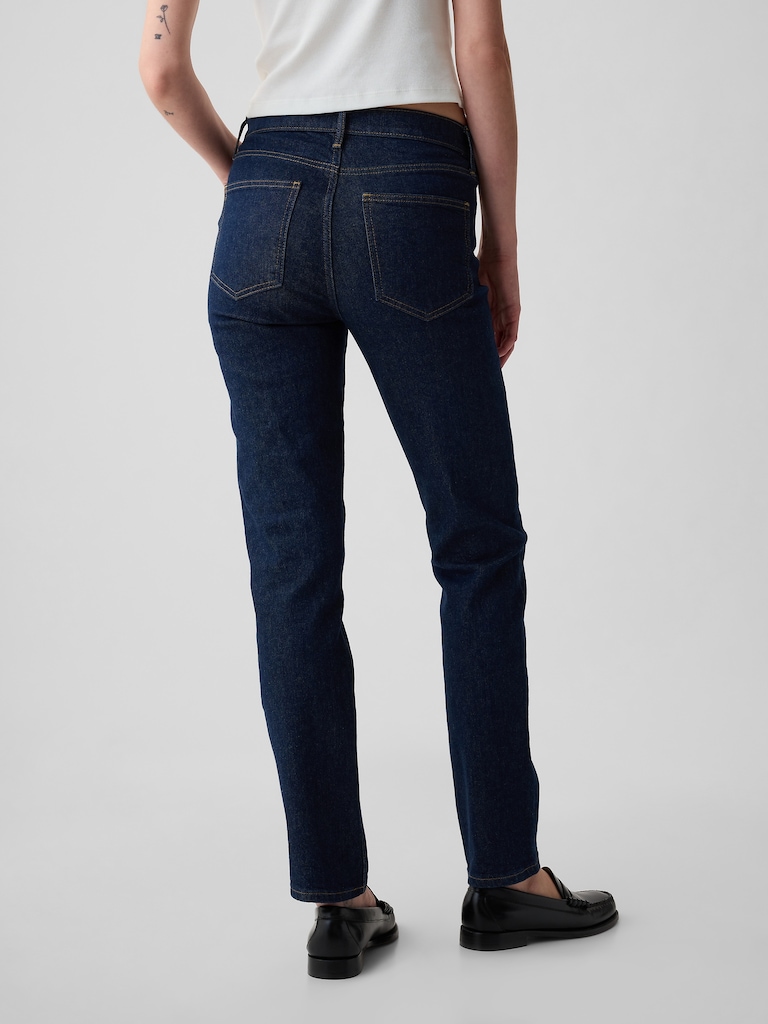 Mid Rise Vintage Slim Jeans