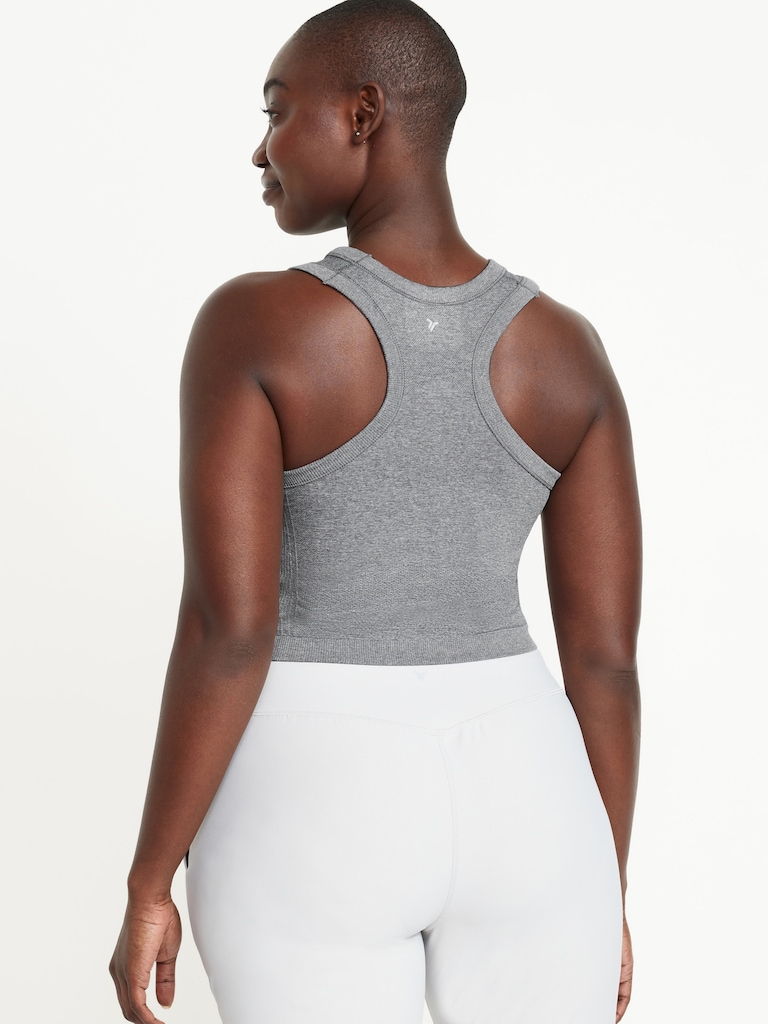 Fluid Seamless Fitted Crop Tank Top