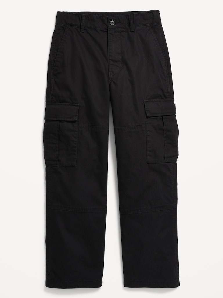 Baggy Non-Stretch Cargo Pants for Boys