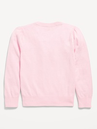 School Uniform Button-Up Cardigan for Girls