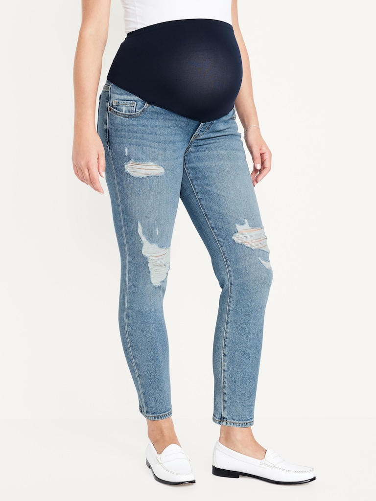 Maternity Full-Panel OG Straight Jeans