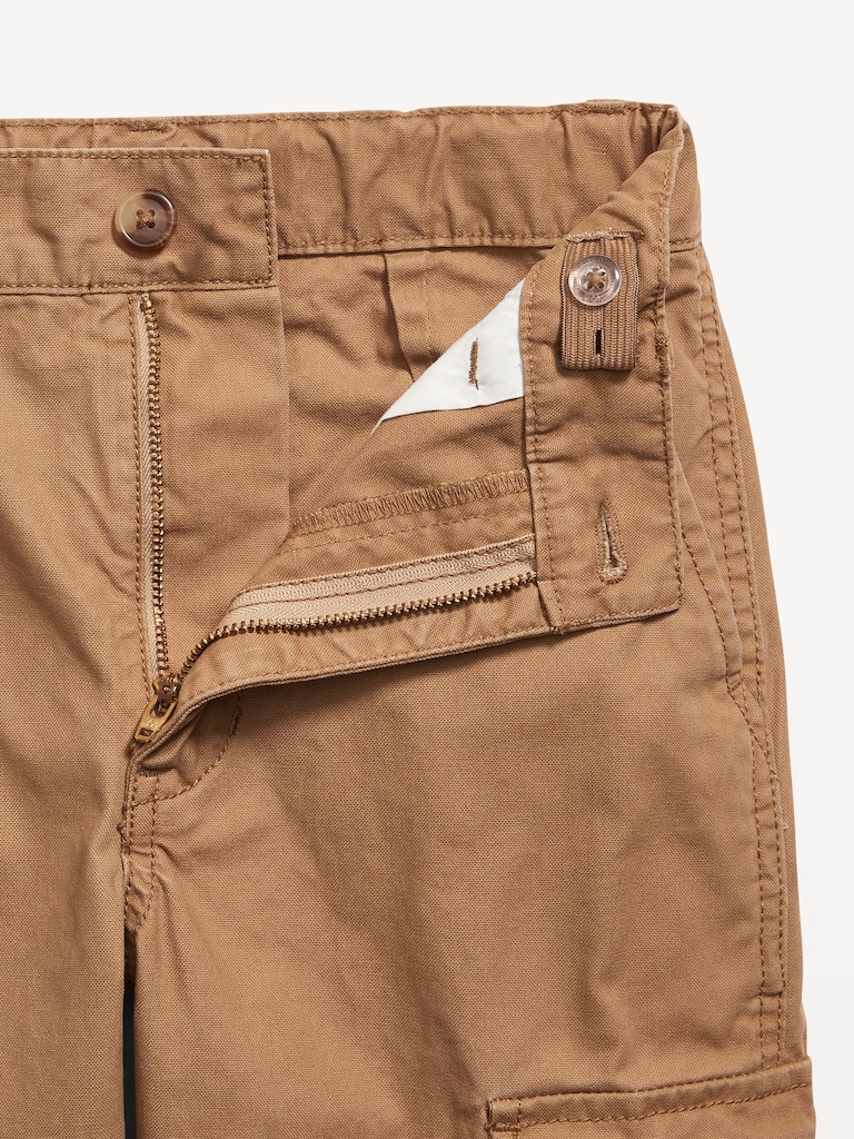 Baggy Non-Stretch Cargo Pants for Boys