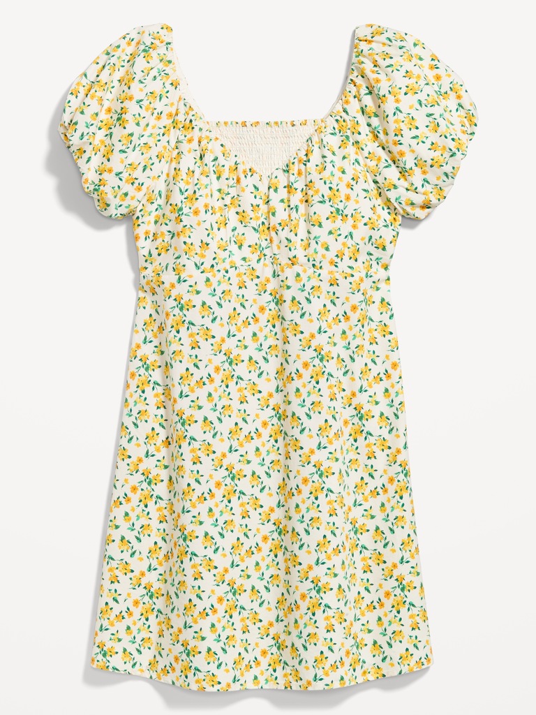 Robe trapèze courte à encolure en V
