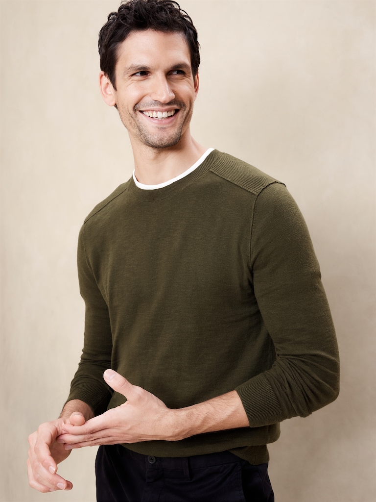 Cotton Slub Sweater