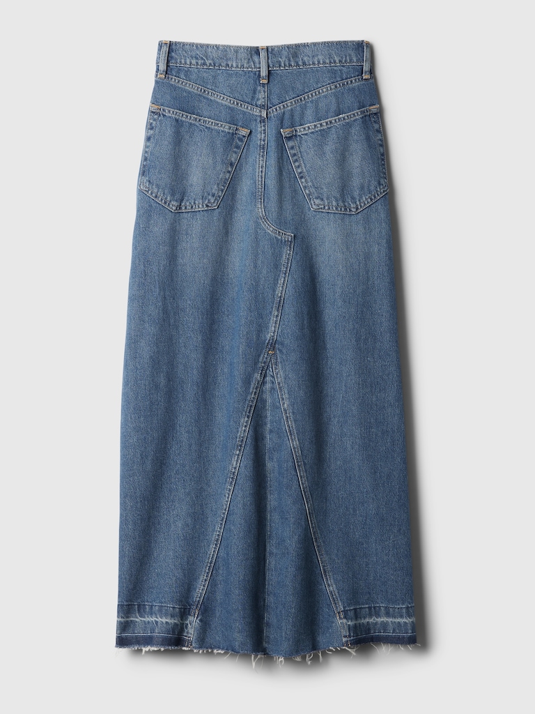 Denim Maxi Skirt