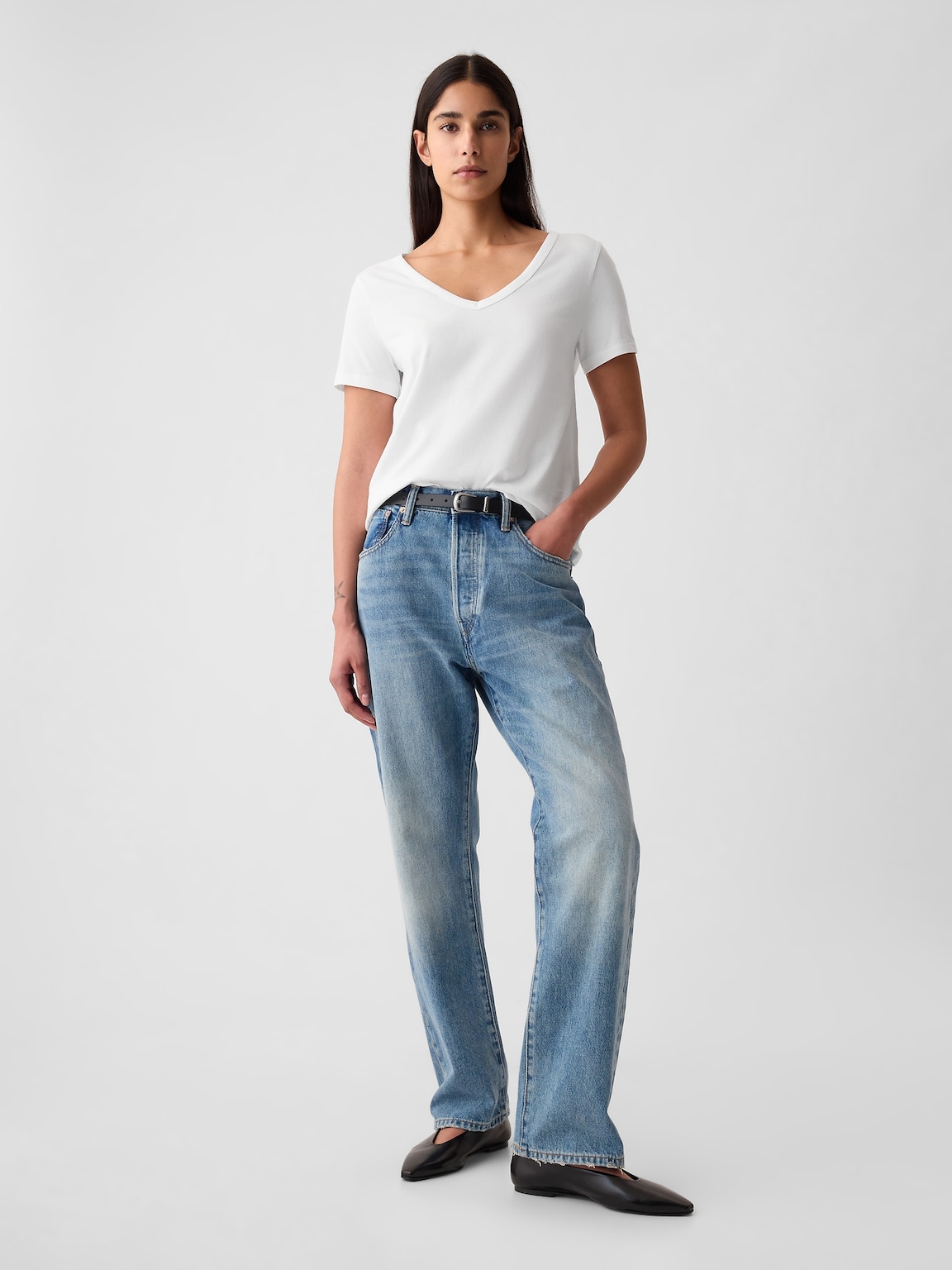 Organic Cotton VintageSoft V-Neck T-Shirt