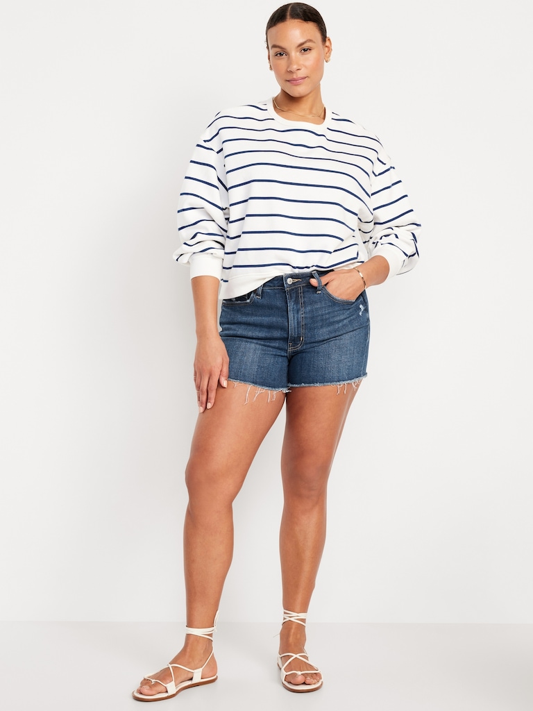 High-Waisted OG Jean Shorts -- 3-inch inseam
