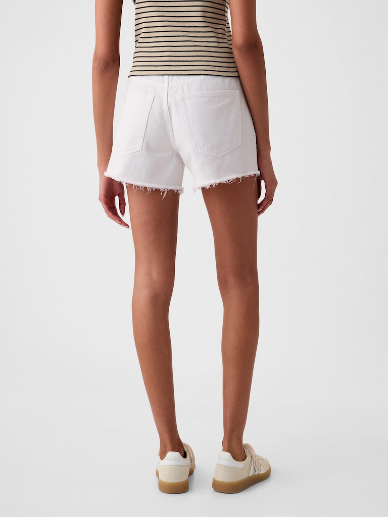 4" Low Rise Stride Denim Shorts
