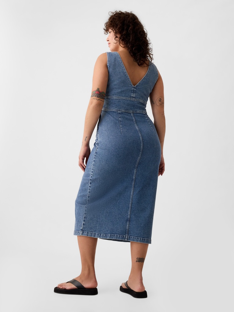 Denim Midi Dress