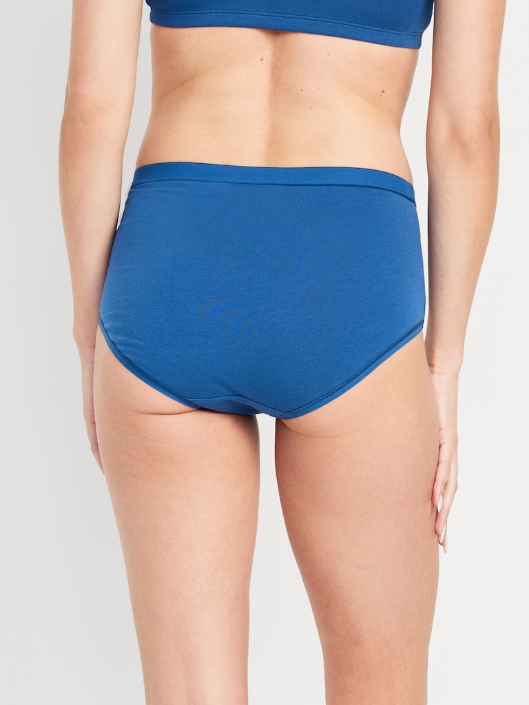 High-Waisted Everyday Brief Cotton Underwear