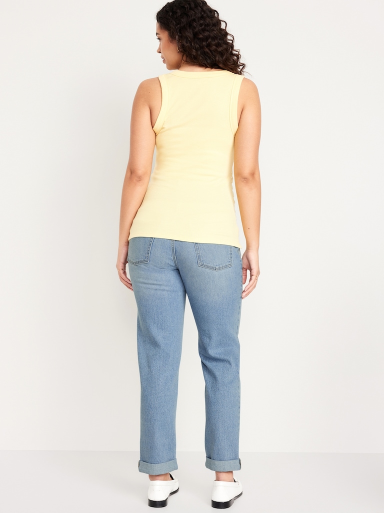 Maternity Full-Panel Wow Boyfriend Jeans