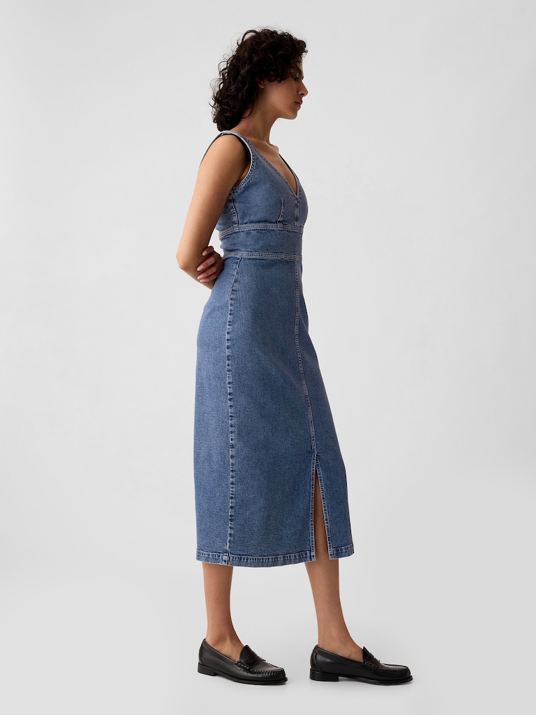 Denim Midi Dress