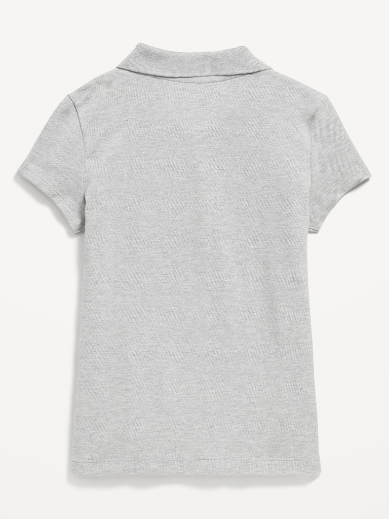 Uniform Pique Polo Shirt for Girls