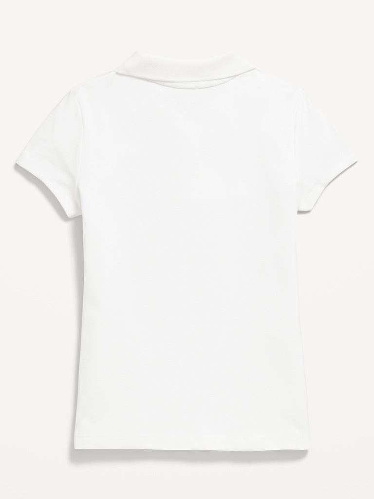 Uniform Pique Polo Shirt for Girls