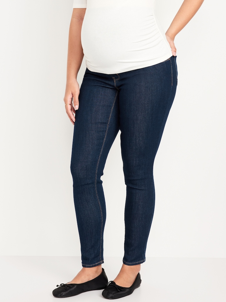 Maternity Full-Panel Wow Skinny Jeans