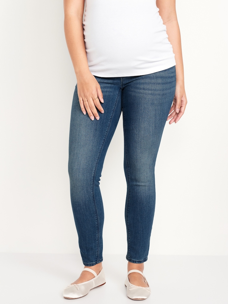 Maternity Full-Panel Wow Skinny Jeans