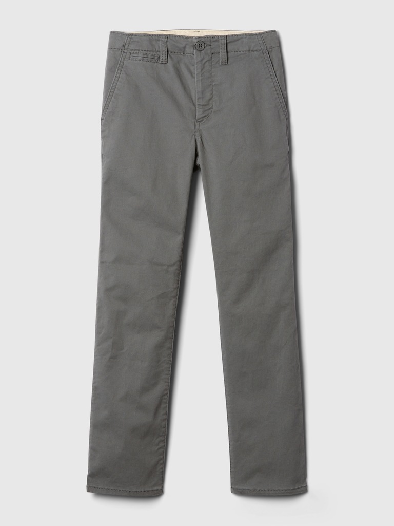 Kids Uniform Straight-Fit Stretch Khakis