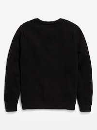 School Uniform Solid V-Neck Sweater for Boys