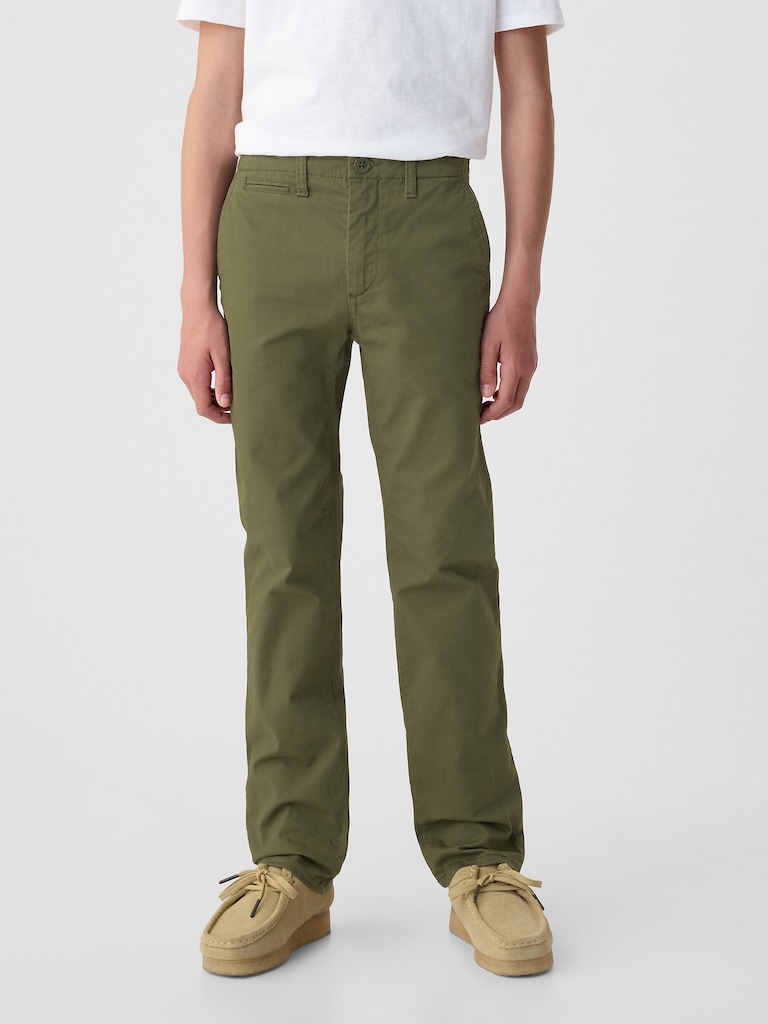 Kids Uniform Straight-Fit Stretch Khakis