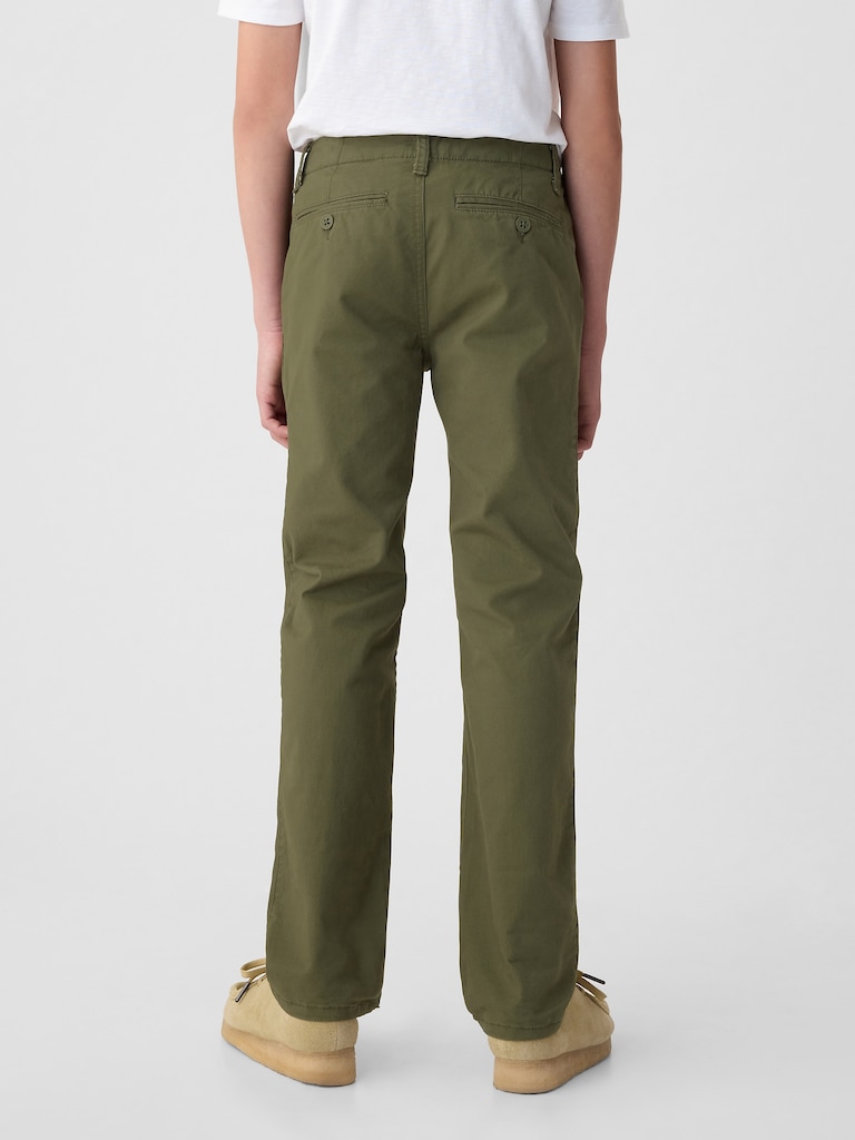 Kids Uniform Straight-Fit Stretch Khakis