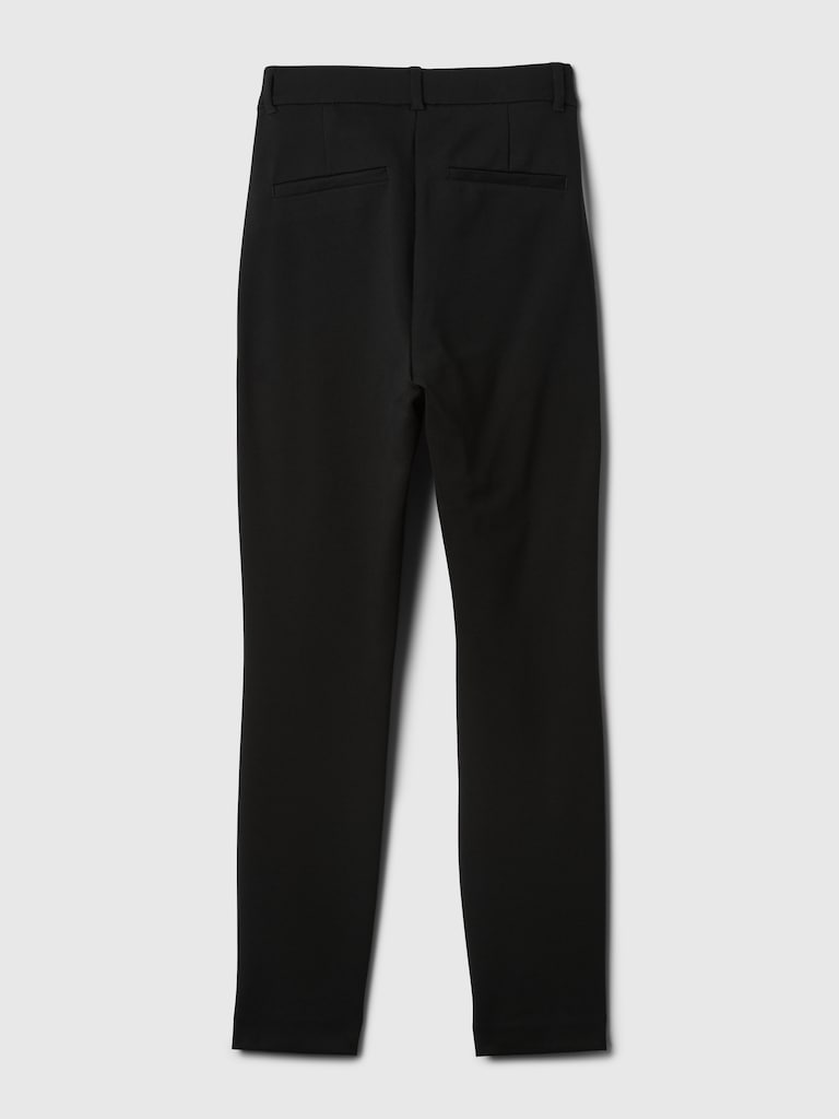 High Rise Double Knit Skinny Pants