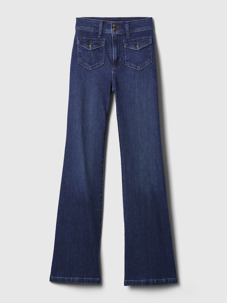 High Rise '70s Flare Jeans