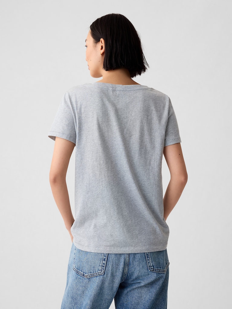 Organic Cotton VintageSoft V-Neck T-Shirt