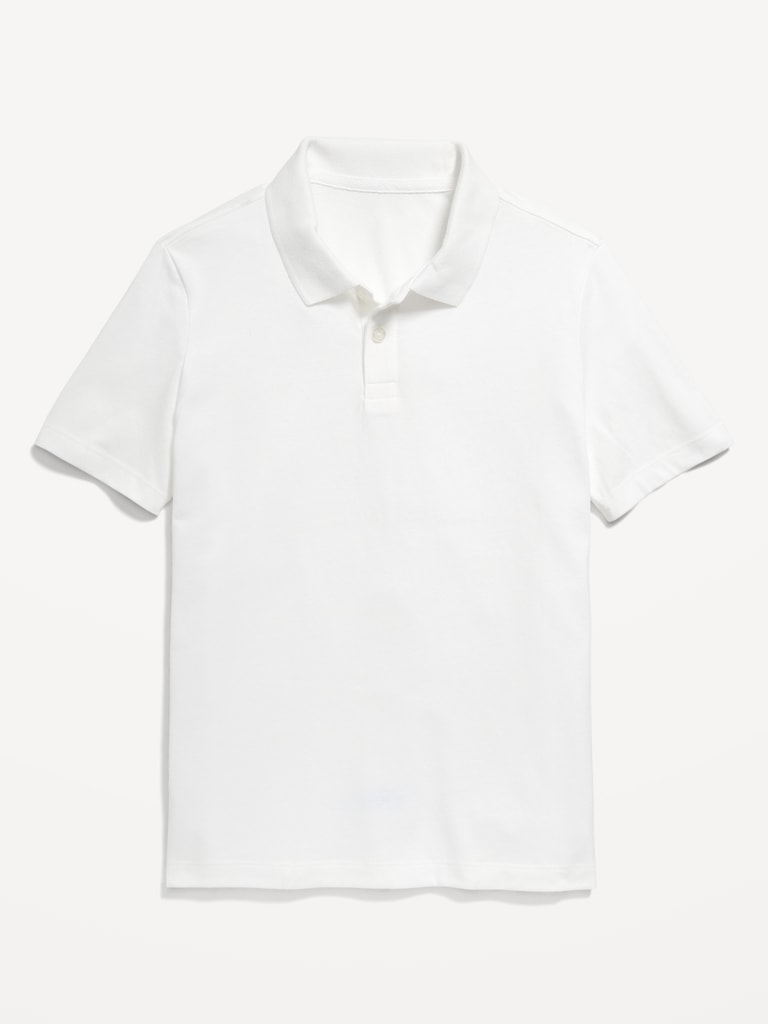 School Uniform Jersey Polo Shirt for Boys