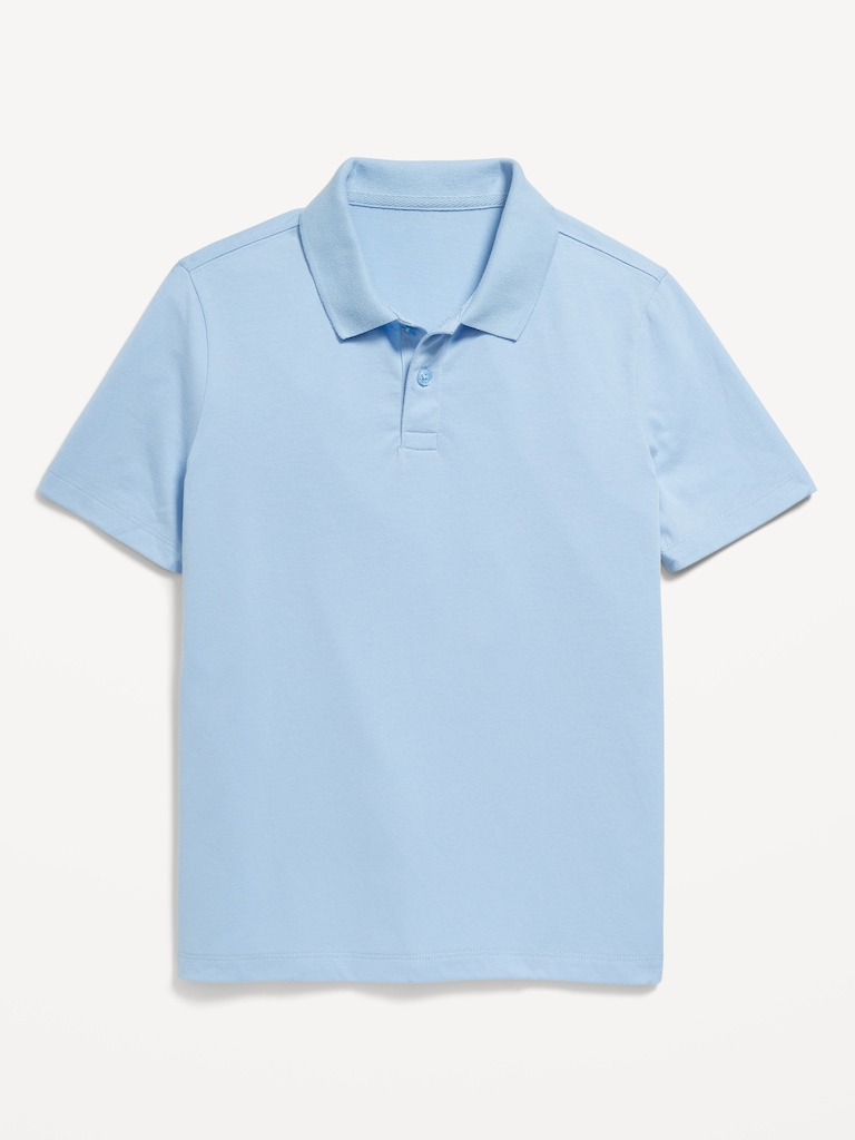 School Uniform Jersey Polo Shirt for Boys
