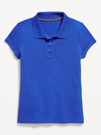 Uniform Pique Polo Shirt for Girls