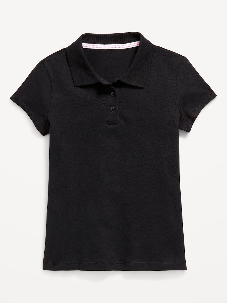 Uniform Pique Polo Shirt for Girls