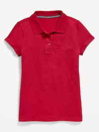 Uniform Pique Polo Shirt for Girls