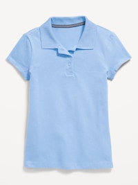 Uniform Pique Polo Shirt for Girls