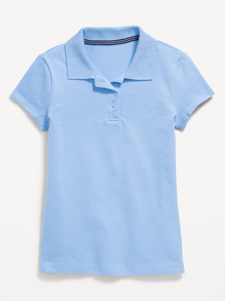 Uniform Pique Polo Shirt for Girls