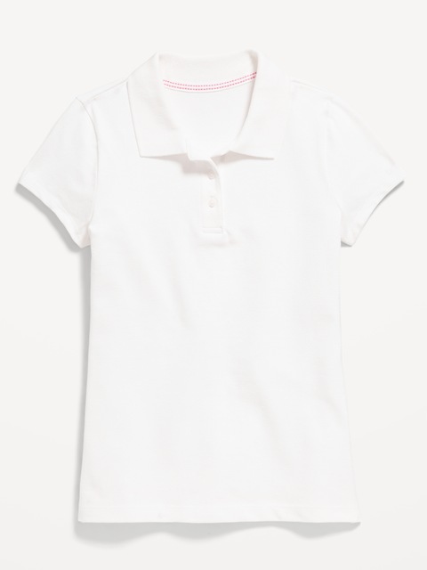 Uniform Pique Polo Shirt for Girls