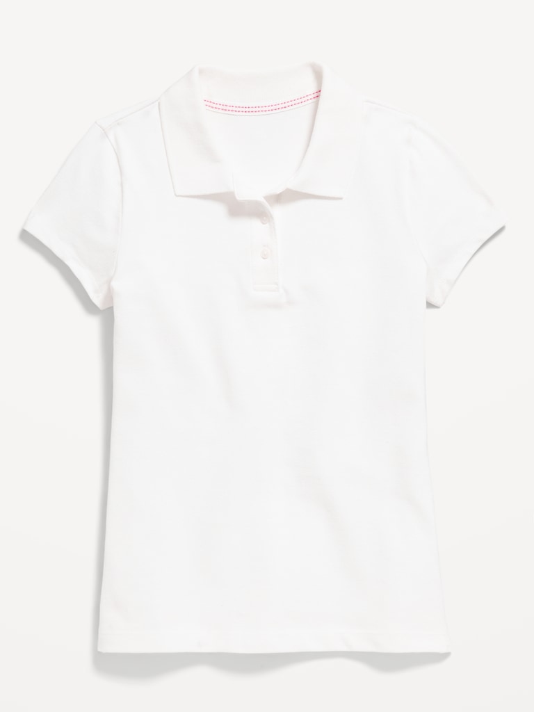 Uniform Pique Polo Shirt for Girls
