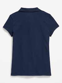 Uniform Pique Polo Shirt for Girls