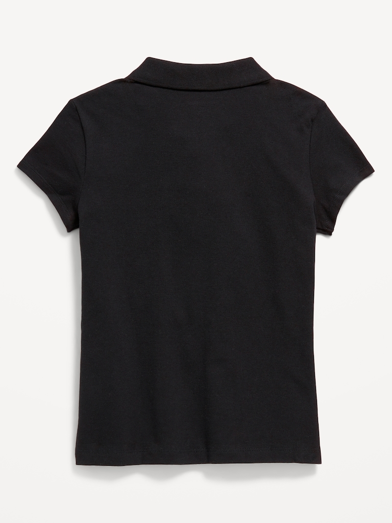 Uniform Pique Polo Shirt for Girls