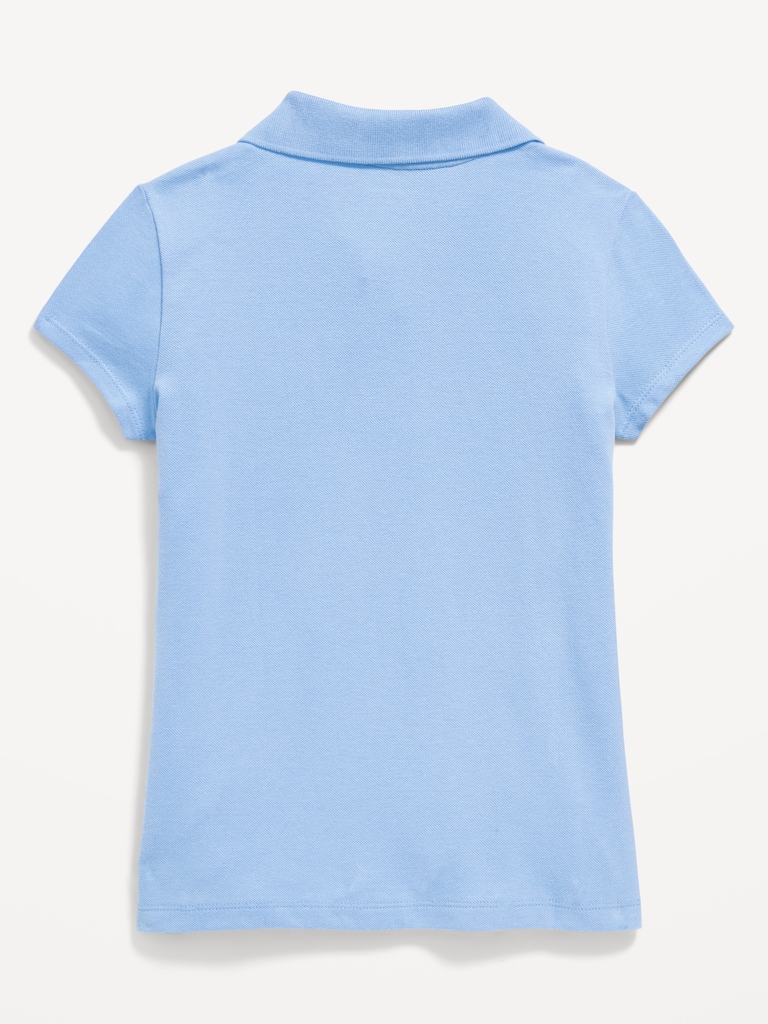 Uniform Pique Polo Shirt for Girls