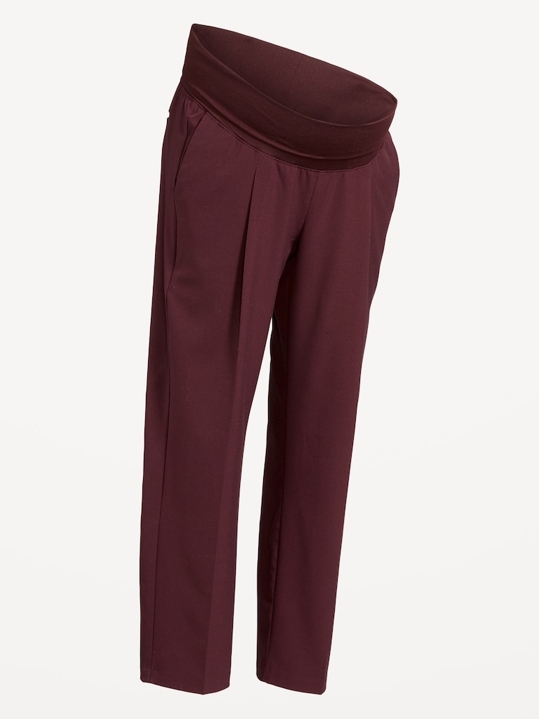 Maternity Rollover-Waist Billie Trouser
