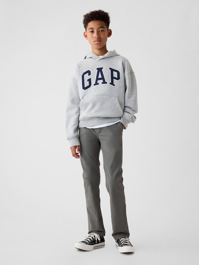 Kids Uniform Straight-Fit Stretch Khakis