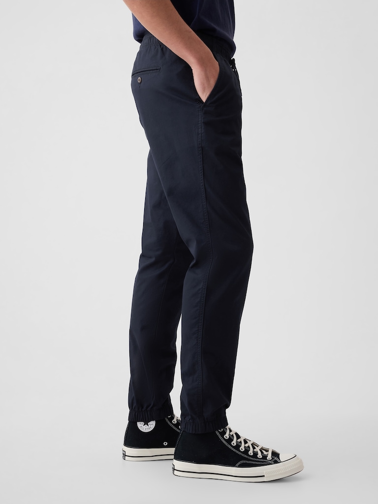 Canvas Slim Joggers