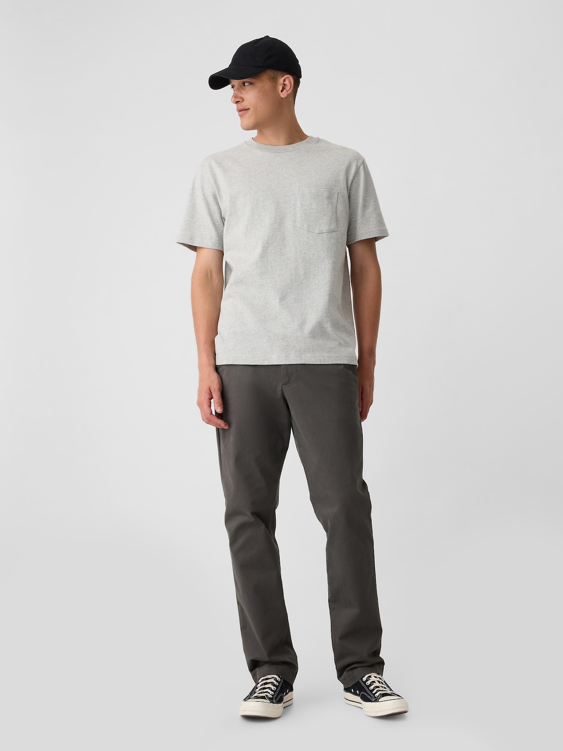 Modern Straight Khakis