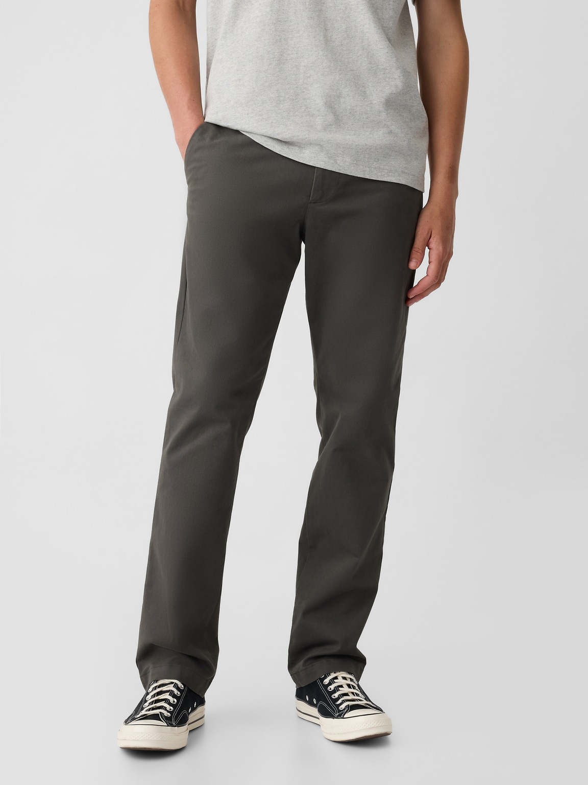 Modern Straight Khakis