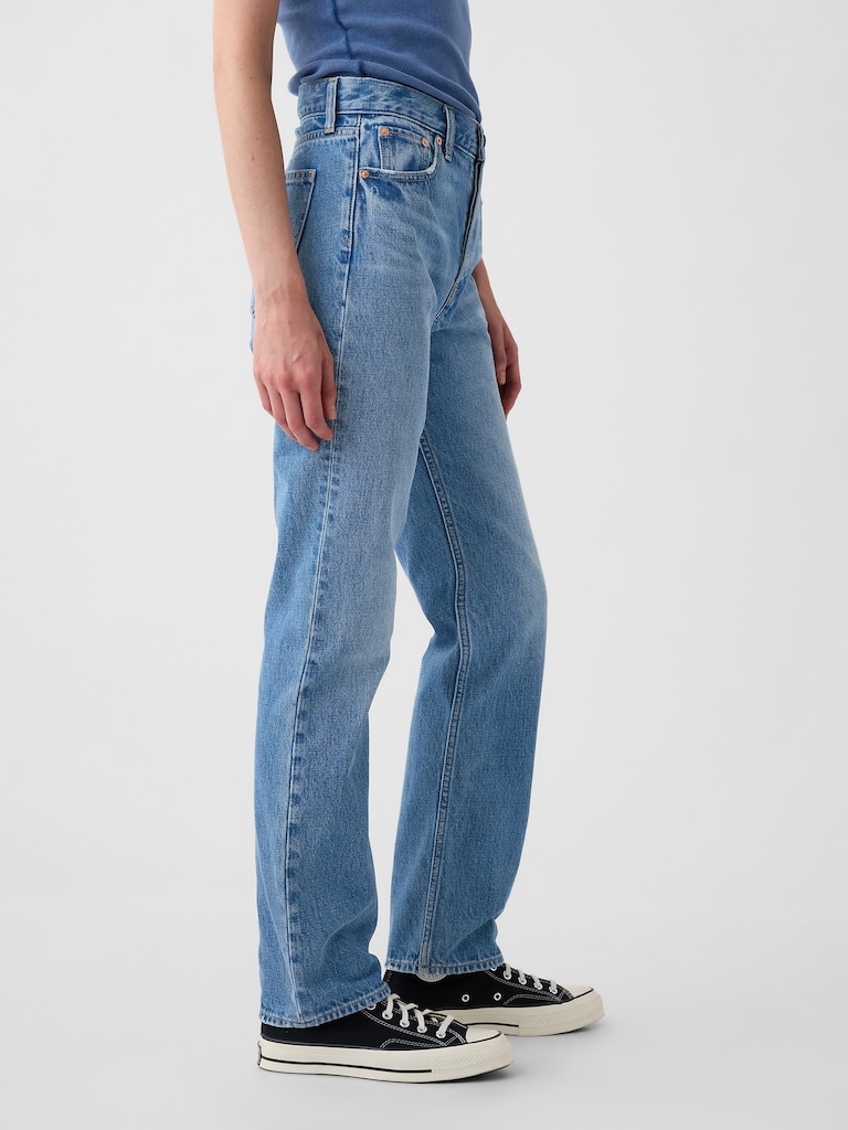 High Rise Rigid '90s Straight Jeans
