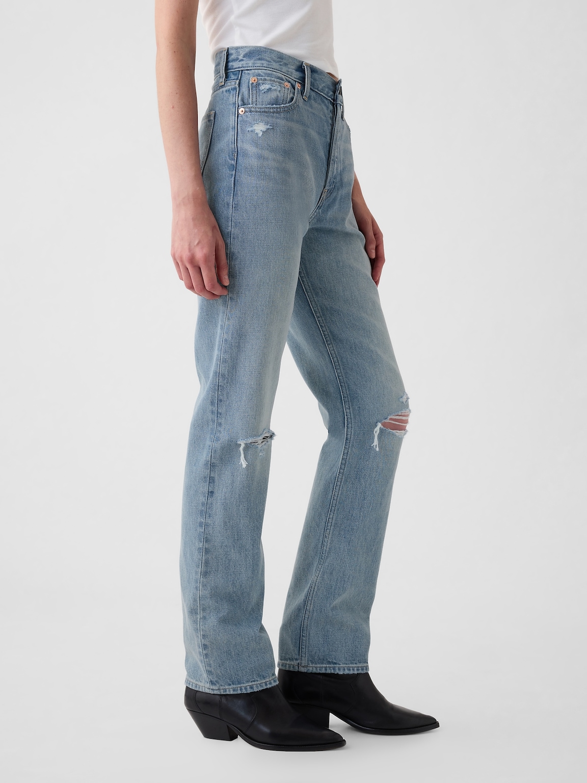 High Rise Rigid '90s Slim Straight Jeans