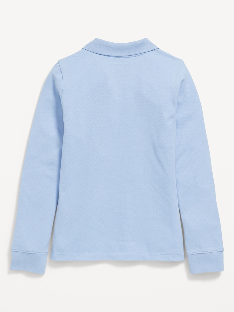 Uniform Pique Polo Shirt for Girls
