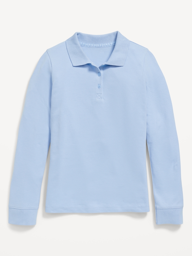 Uniform Pique Polo Shirt for Girls