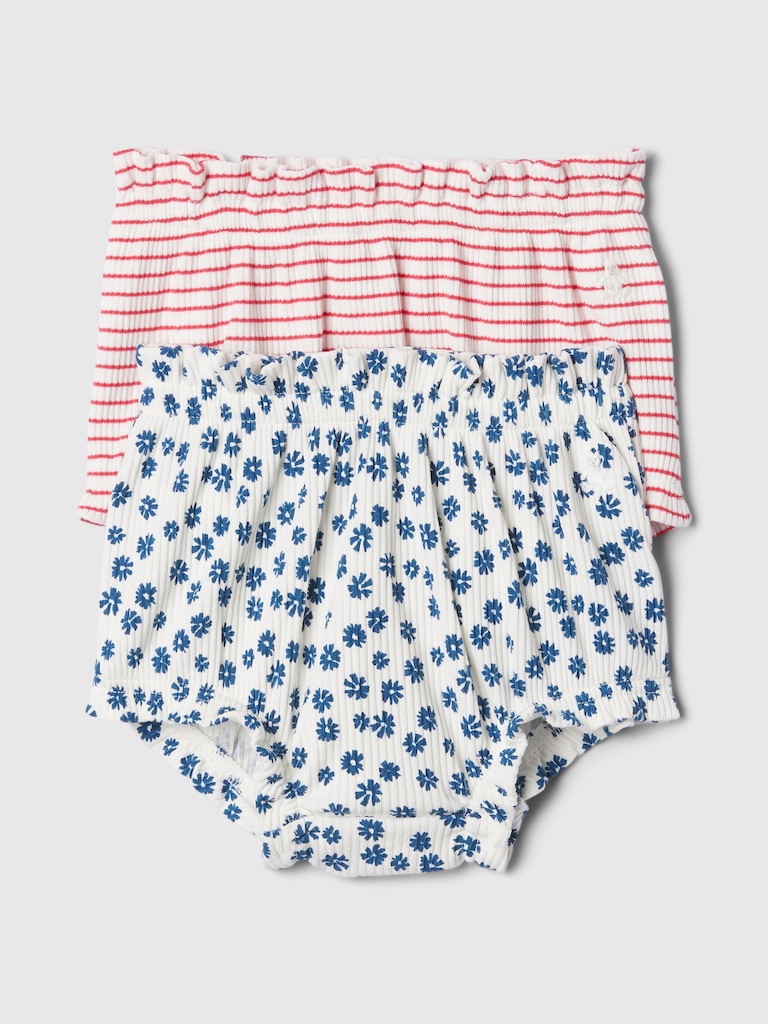 Baby First Favorites Rib Bubble Shorts (2-Pack)