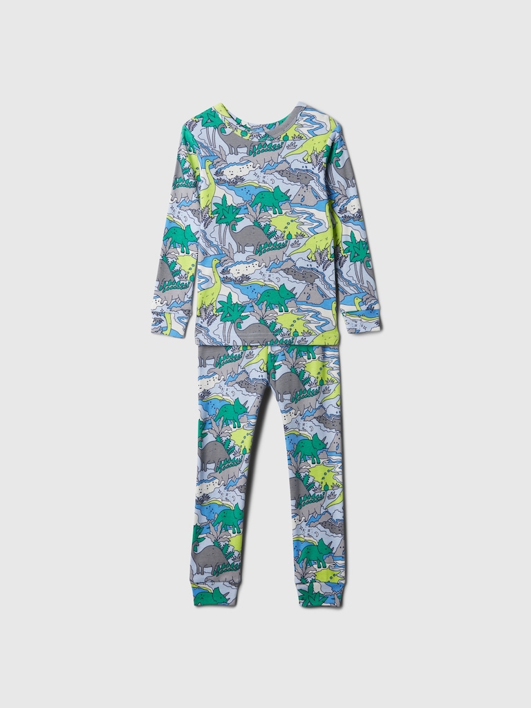 Baby & Toddler Organic Cotton Dinosaur PJ Set